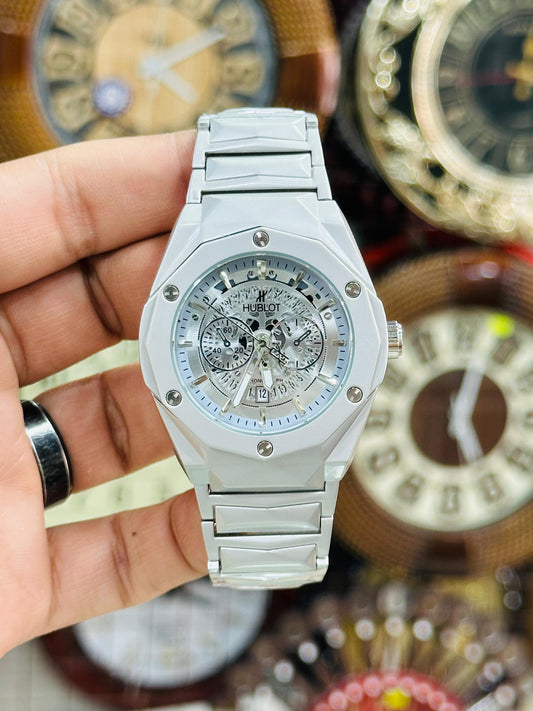 Hublot Diamond Cut Date watch.