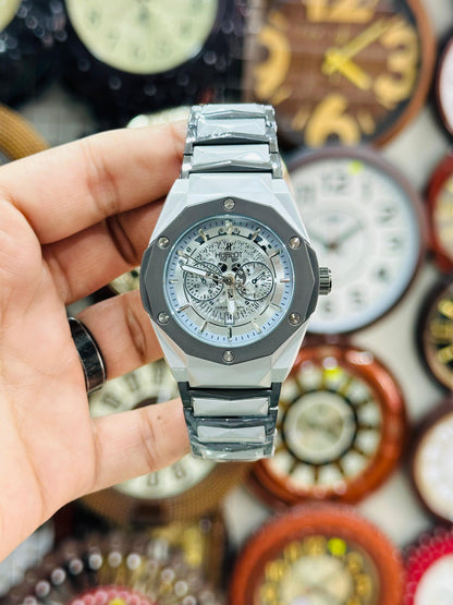 Hublot Diamond Cut Date watch.