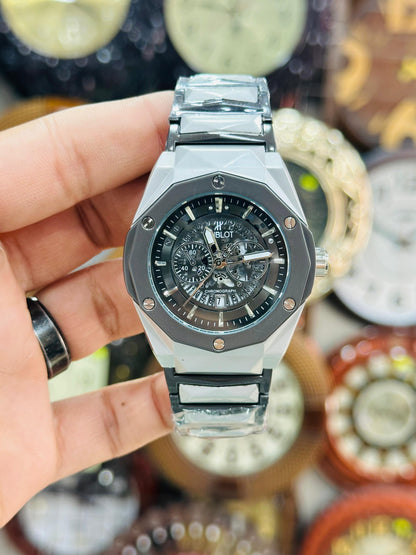 Hublot Diamond Cut Date watch.