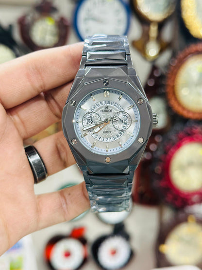 Hublot Diamond Cut Date watch.